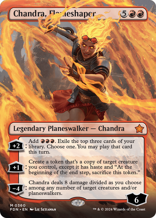 Chandra, Flameshaper (Borderless) (FDN-360) - Foundations (Borderless)