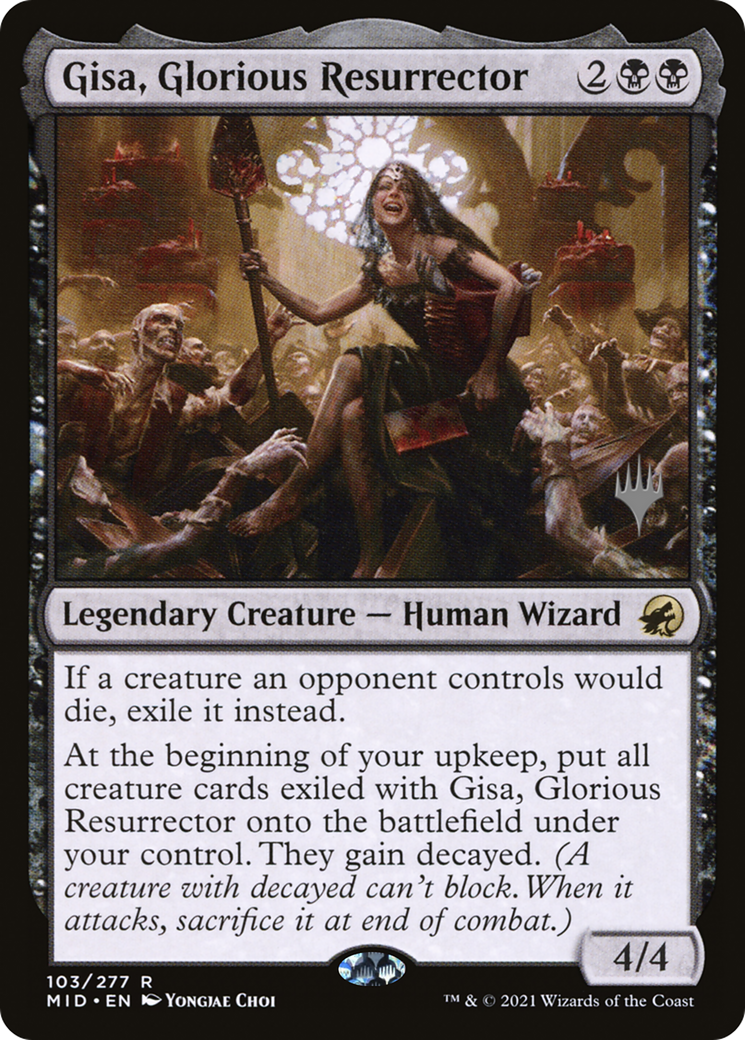 Gisa, Glorious Resurrector (PPMID-103P) - Innistrad: Midnight Hunt Promos Foil