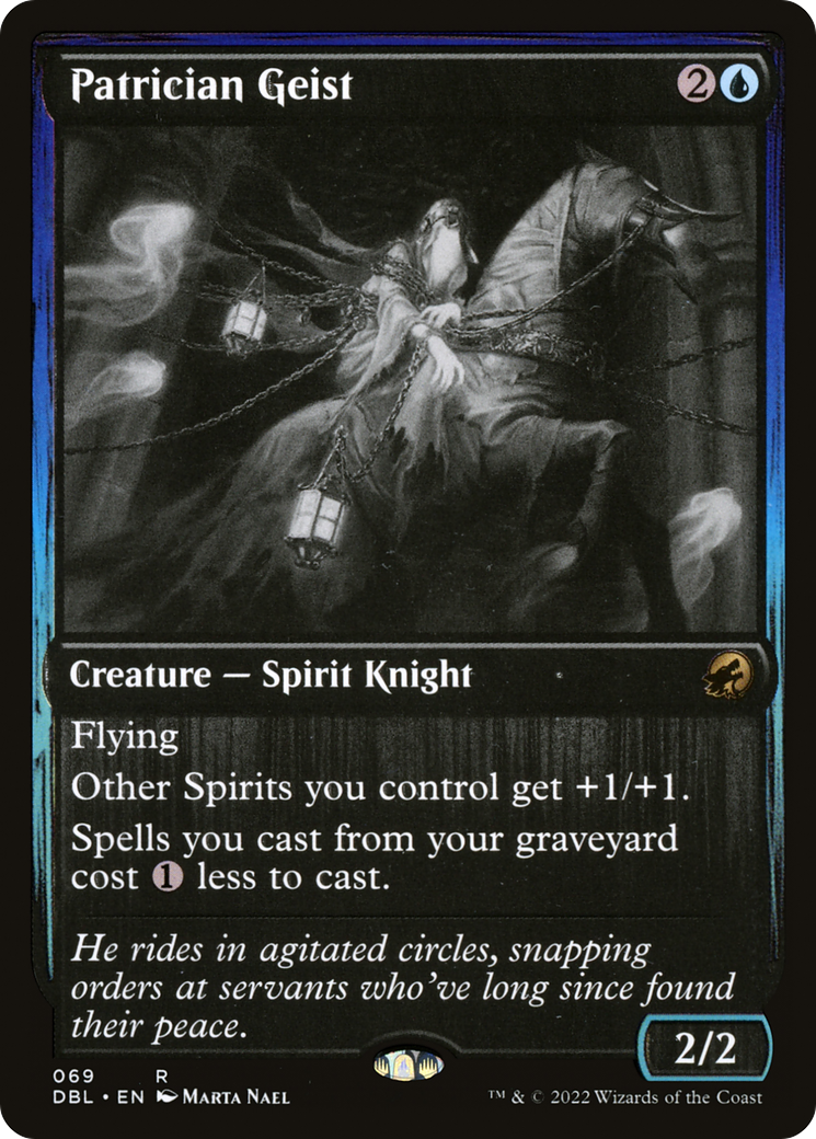 Patrician Geist (DBL-069) - Innistrad: Double Feature Foil