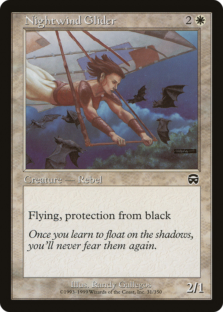 Nightwind Glider (MMQ-031) - Mercadian Masques Foil