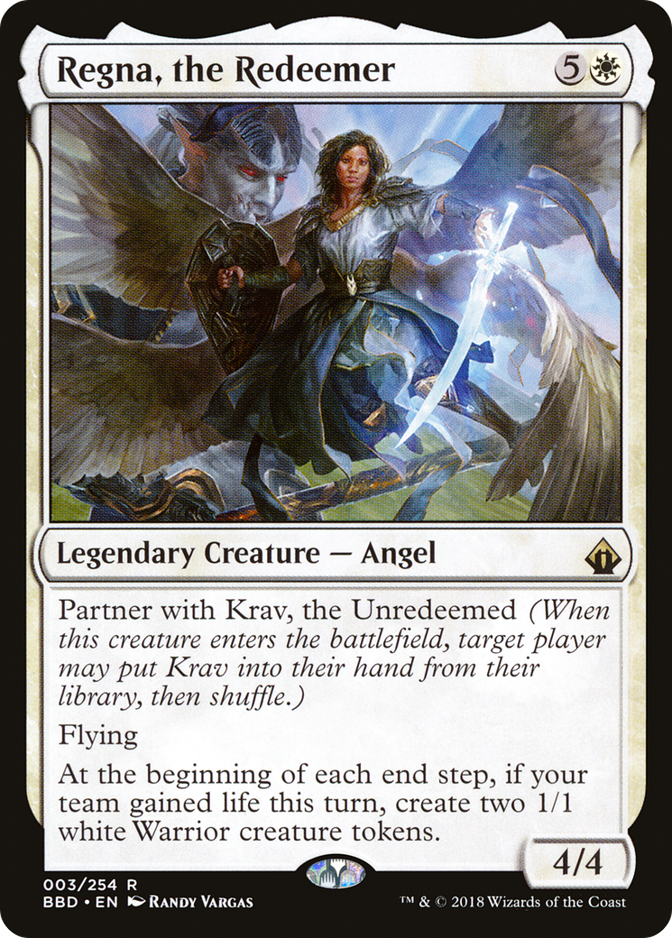 Regna, the Redeemer (BBD-003) - Battlebond Foil