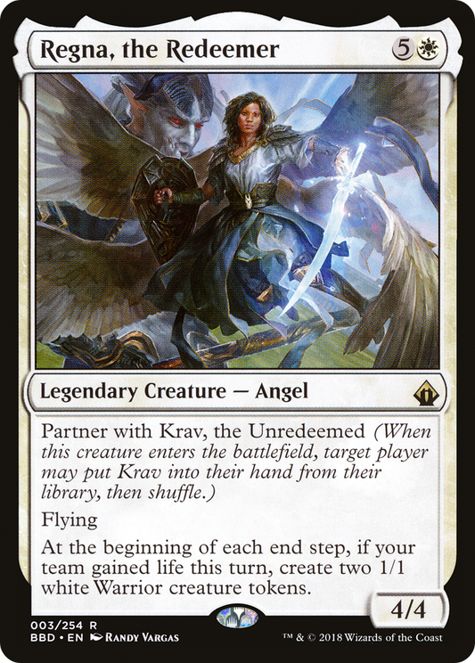 Regna, the Redeemer (BBD-003) - Battlebond Foil