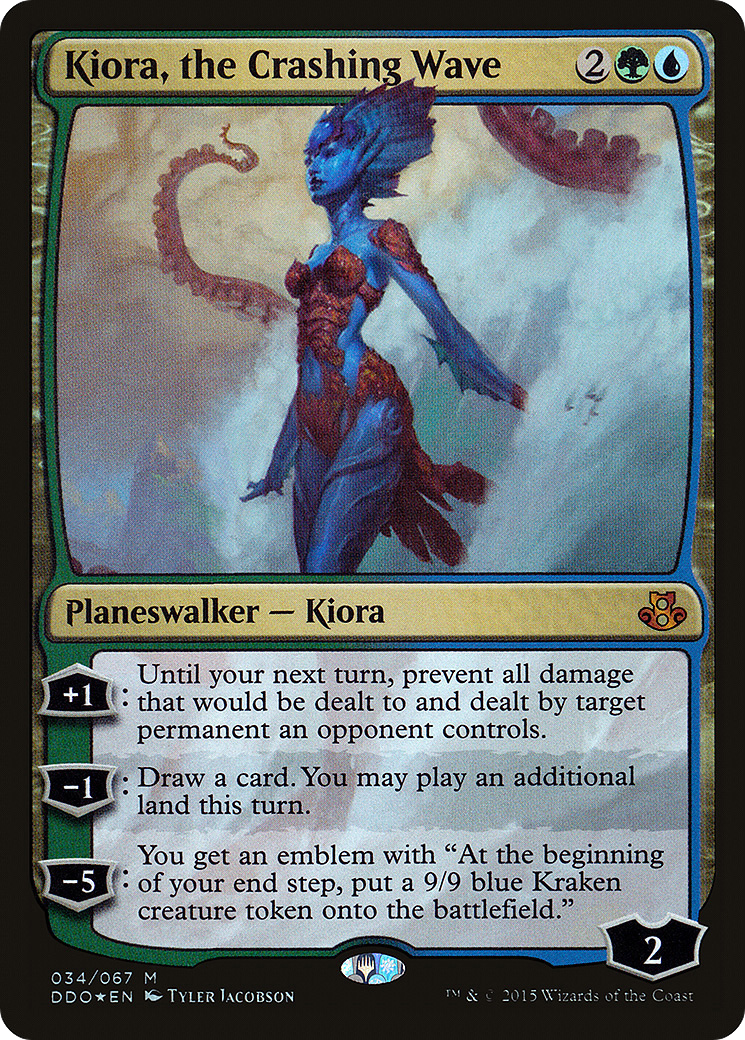 Kiora, the Crashing Wave (DDO-034) - Duel Decks: Elspeth vs. Kiora Foil