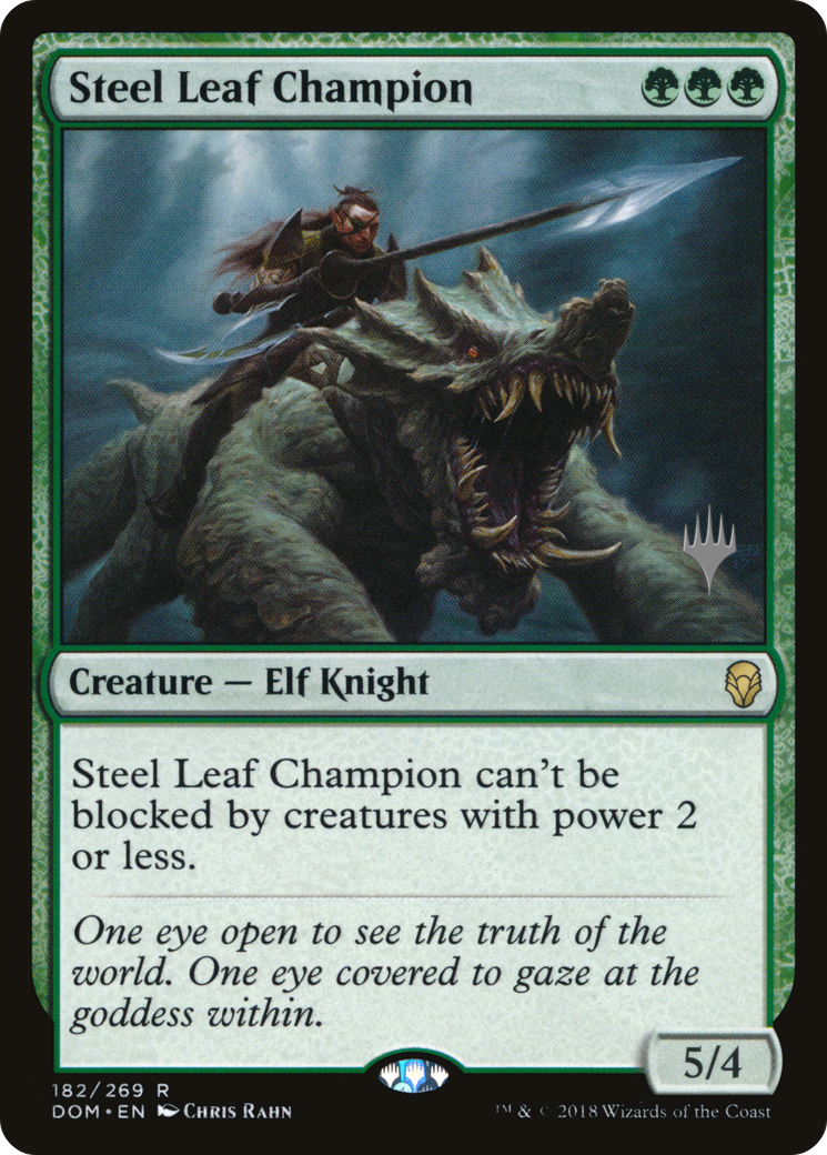 Steel Leaf Champion (PPM20-182) - Dominaria Promos Foil