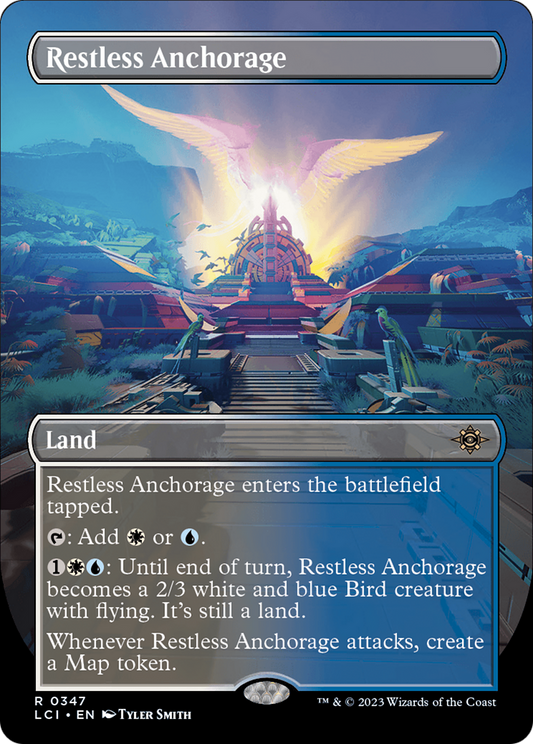 Restless Anchorage (LCI-347) - The Lost Caverns of Ixalan (Borderless) Foil