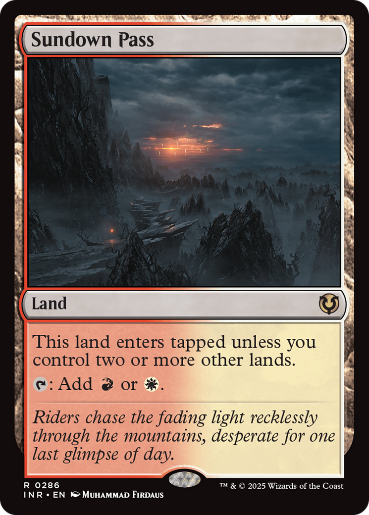 Sundown Pass (INR-286) - Innistrad Remastered Foil