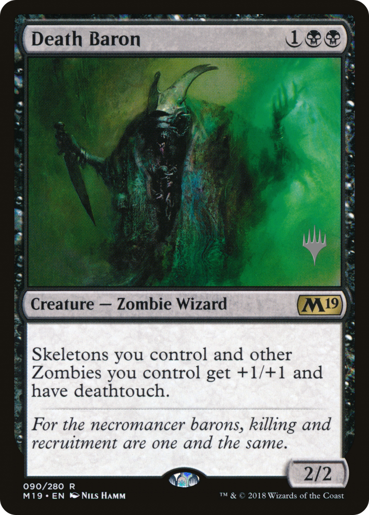 Death Baron (PPM20-90P) - Core Set 2019 Promos