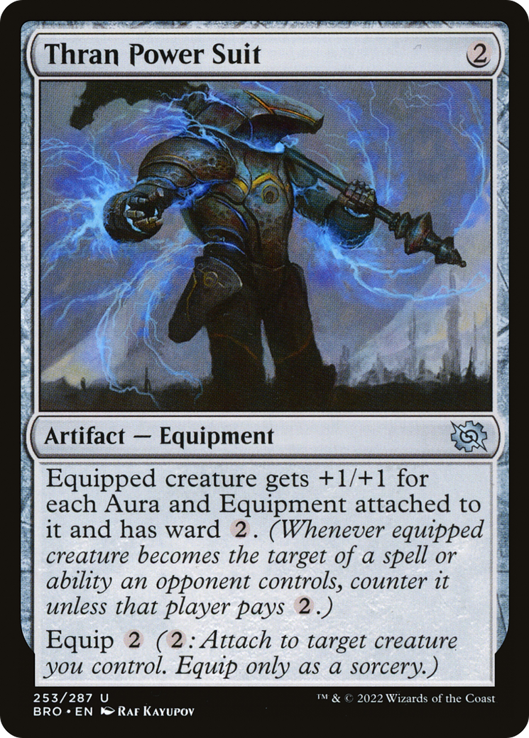 Thran Power Suit (BRO-253) - The Brothers' War Foil