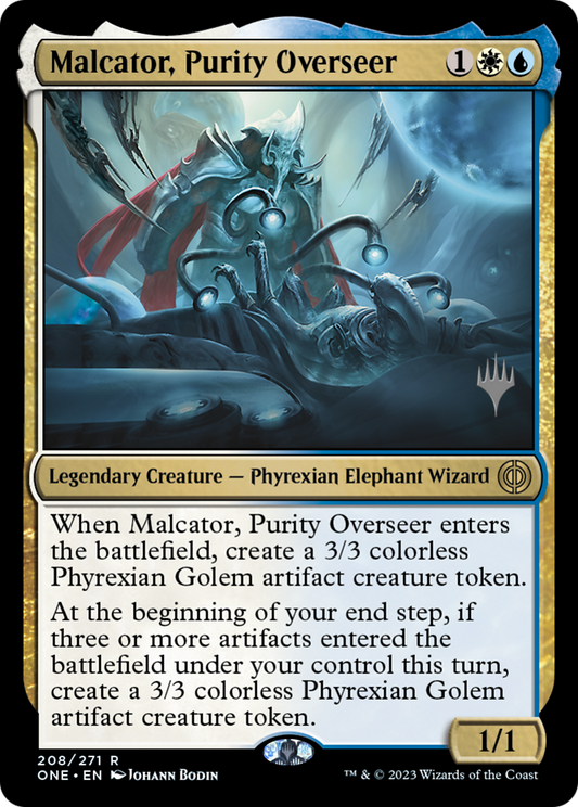 Malcator, Purity Overseer (PPONE-208P) - Phyrexia: All Will Be One Promos Foil