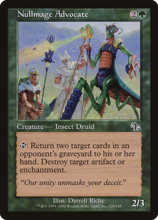 Nullmage Advocate (JUD-126) - Judgment Foil