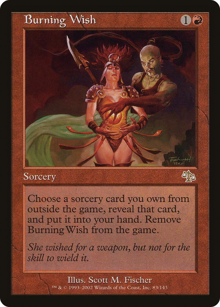 Burning Wish (JUD-083) - Judgment Foil