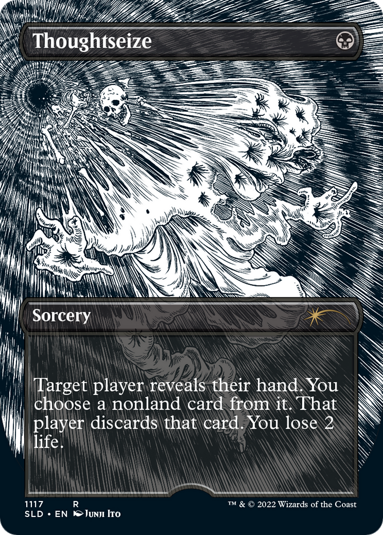 Thoughtseize (SLD-1117) - Secret Lair Drop (Borderless)