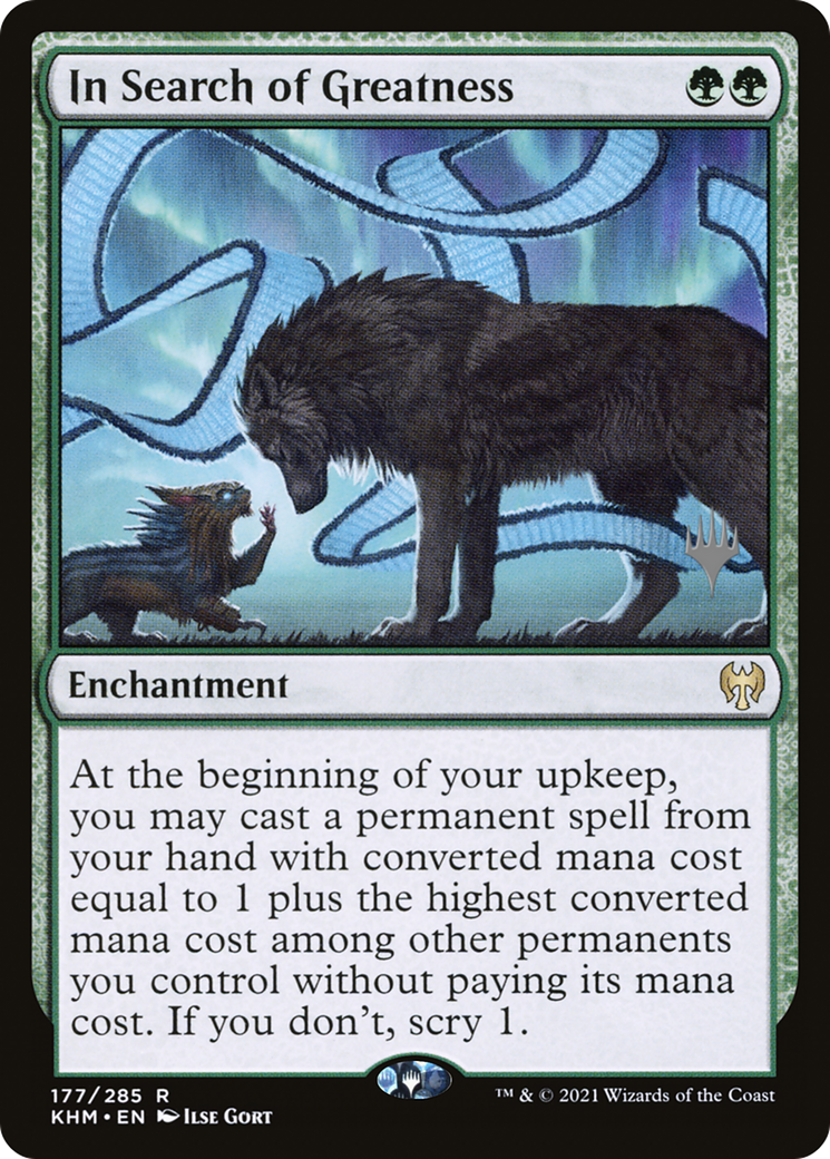 In Search of Greatness (PPKHM-177) - Kaldheim Promos Foil