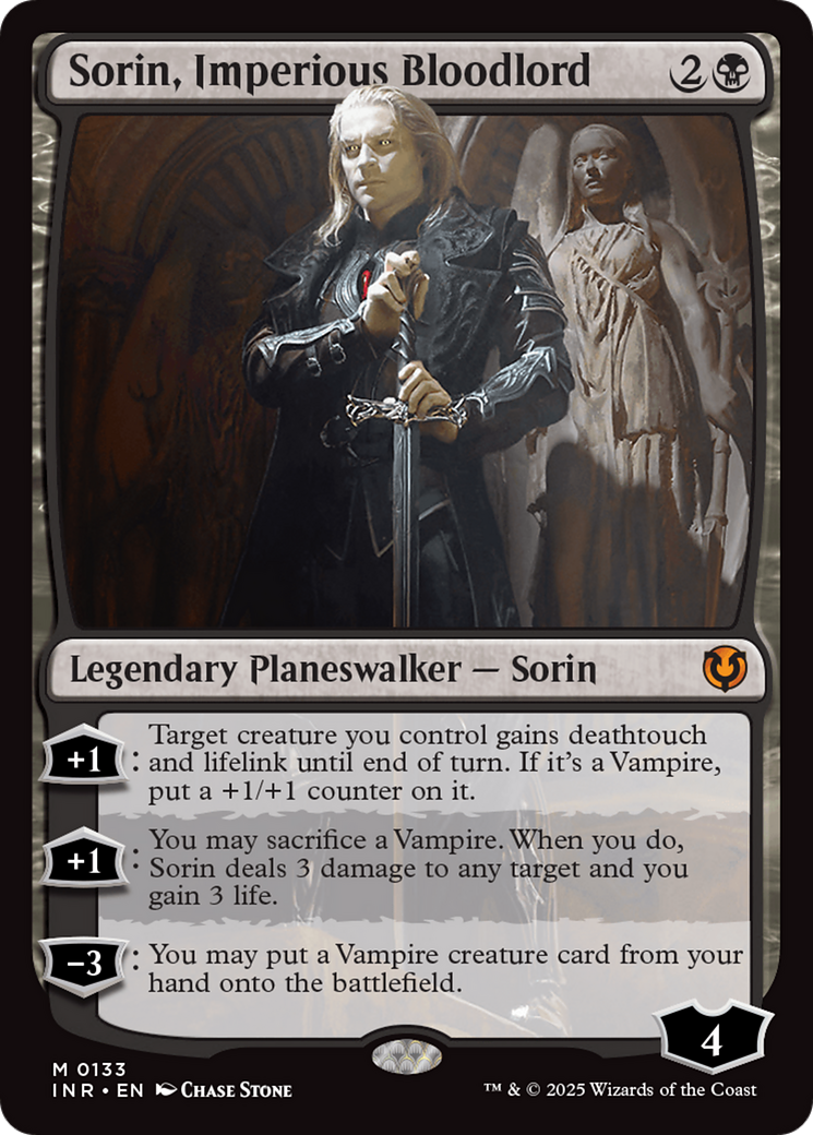 Sorin, Imperious Bloodlord (INR-133) - Innistrad Remastered Foil