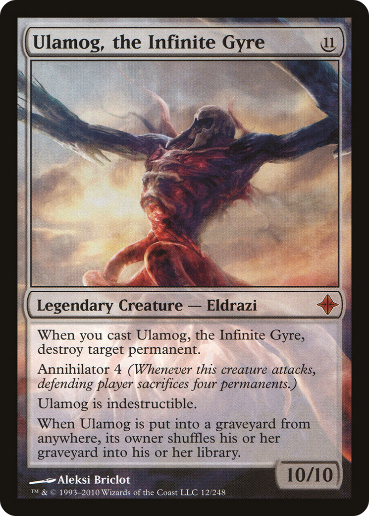 Ulamog, the Infinite Gyre (ROE-012) - Rise of the Eldrazi Foil