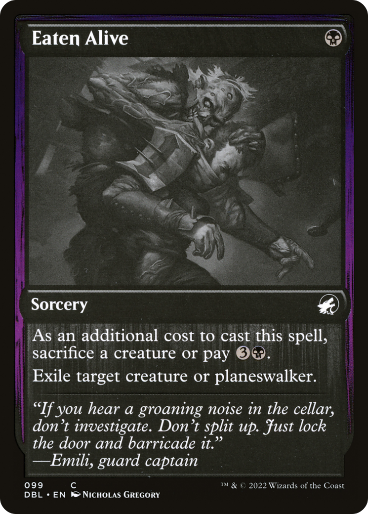 Eaten Alive (DBL-099) - Innistrad: Double Feature Foil