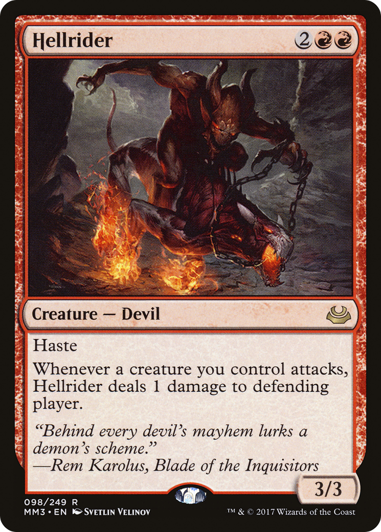 Hellrider (MM3-098) - Modern Masters 2017 Foil