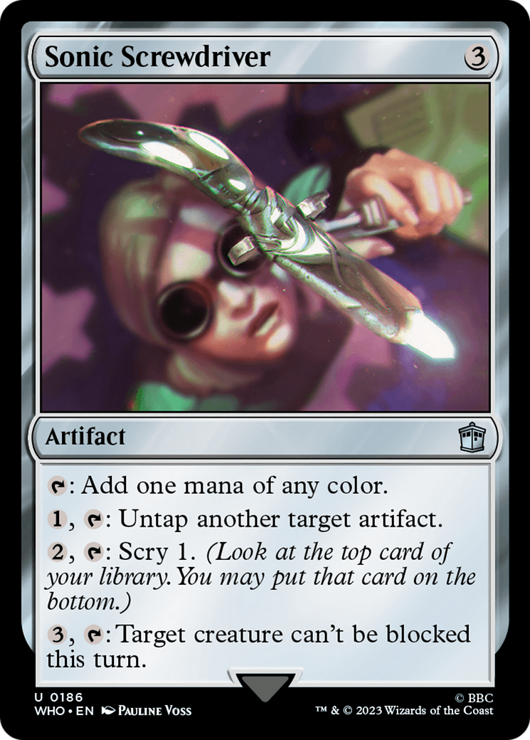 Sonic Screwdriver (WHO-186) - Doctor Who Foil