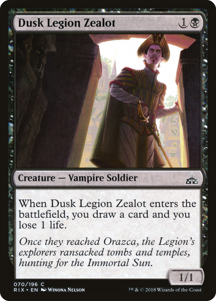 Dusk Legion Zealot (RIX-070) - Rivals of Ixalan Foil