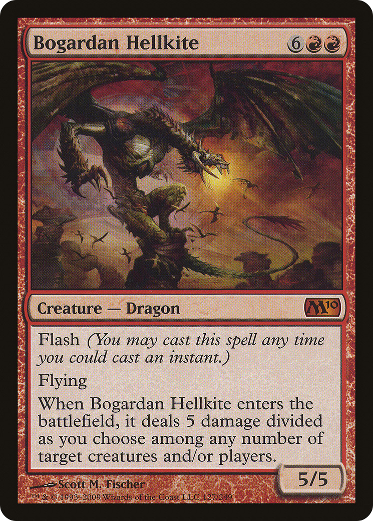 Bogardan Hellkite (M10-127) - Magic 2010 Foil