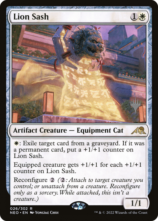 Lion Sash (PPNEO-026) - Kamigawa: Neon Dynasty Promos