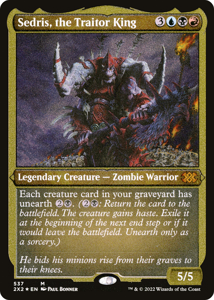 Sedris, the Traitor King (2X2-537) - Double Masters 2022 Foil