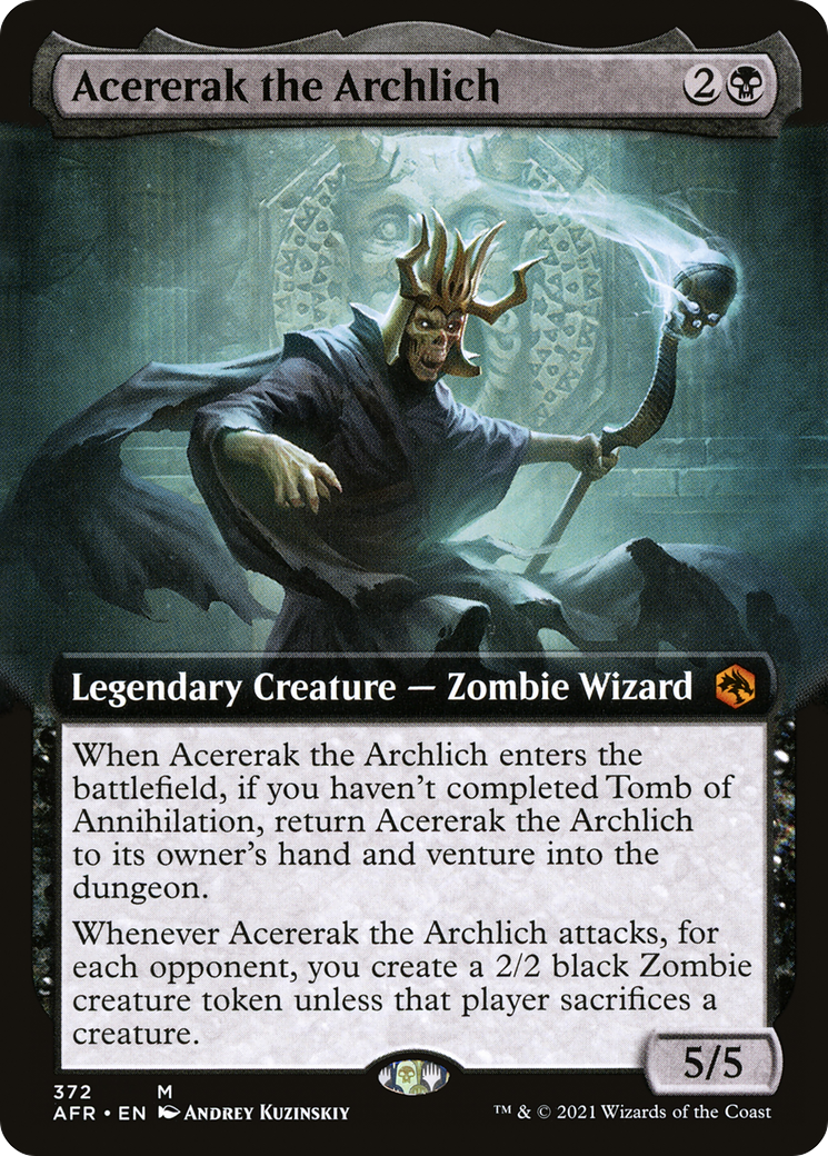 Acererak the Archlich (AFR-372) - Adventures in the Forgotten Realms: (Extended Art)
