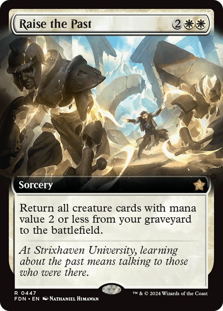 Raise the Past (Extended Art) (FDN-447) - Foundations: (Extended Art)