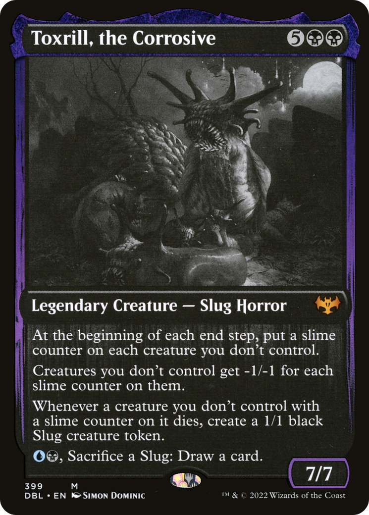 Toxrill, the Corrosive (DBL-399) - Innistrad: Double Feature Foil