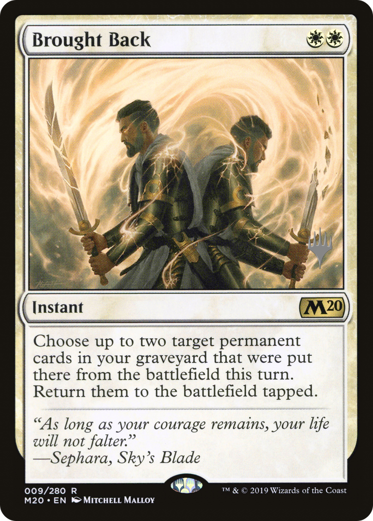 Brought Back (PPM20-09P) - Core Set 2020 Promos Foil