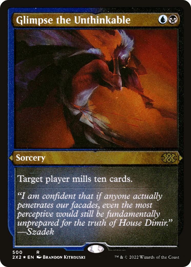 Glimpse the Unthinkable (2X2-500) - Double Masters 2022 Foil