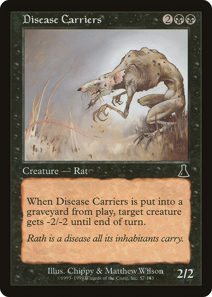 Disease Carriers (UDS-057) - Urza's Destiny Foil
