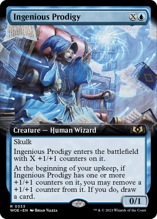 Ingenious Prodigy (WOE-333) - Wilds of Eldraine: (Extended Art)