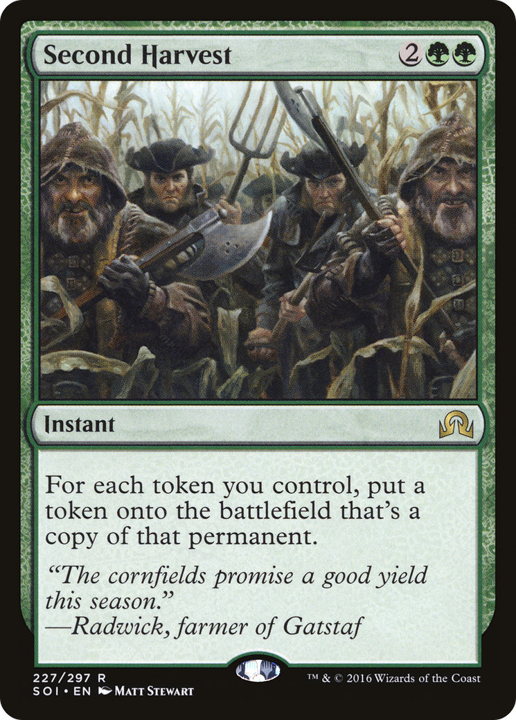 Second Harvest (SOI-227) - Shadows over Innistrad Foil