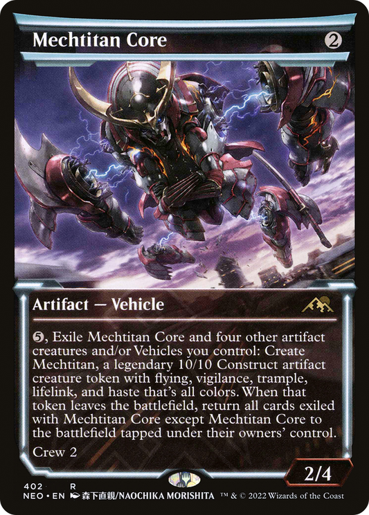 Mechtitan Core (NEO-402) - Kamigawa: Neon Dynasty: (Showcase) Foil
