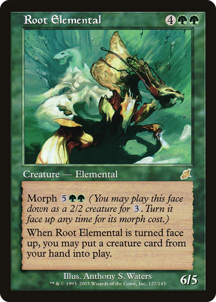 Root Elemental (SCG-127) - Scourge Foil
