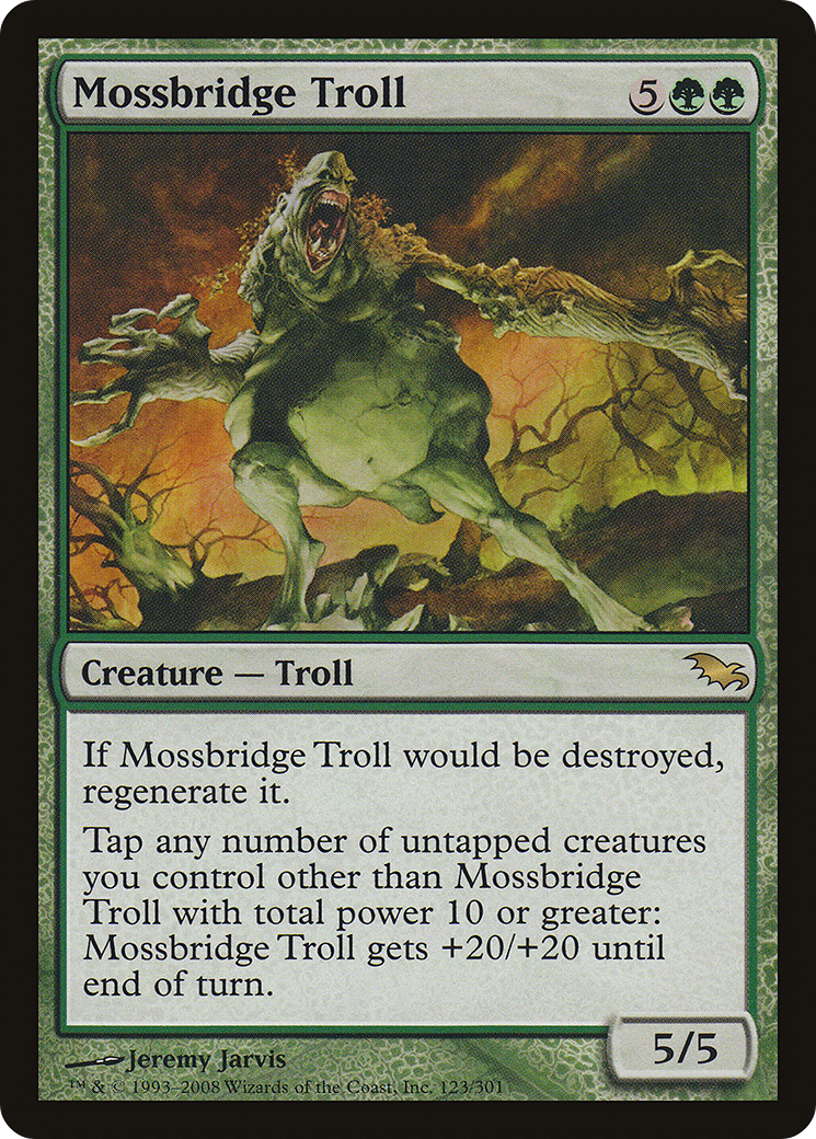 Mossbridge Troll (SHM-123) - Shadowmoor
