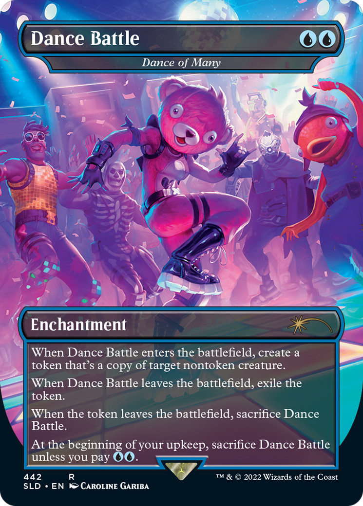 Dance of Many (SLD-442) - Secret Lair Drop / Dance Battle (Borderless) Foil