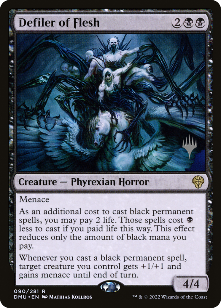 Defiler of Flesh (PPDMU-090) - Dominaria United Promos Foil