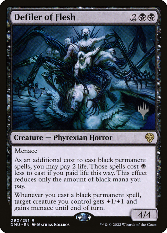 Defiler of Flesh (PPDMU-090) - Dominaria United Promos Foil