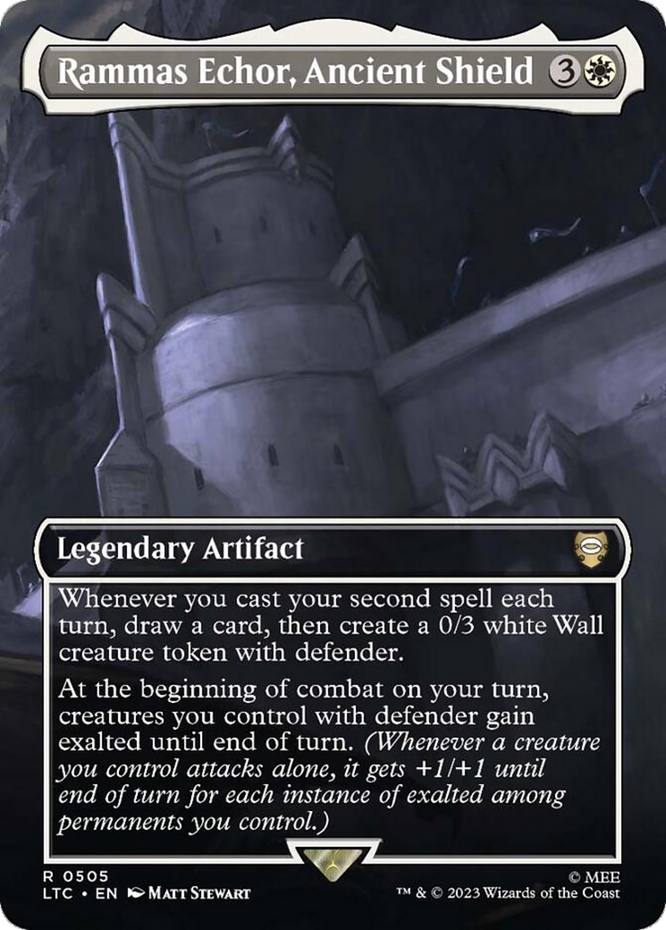 Rammas Echor, Ancient Shield (LTC-505) - Tales of Middle-earth Commander (Borderless) Foil