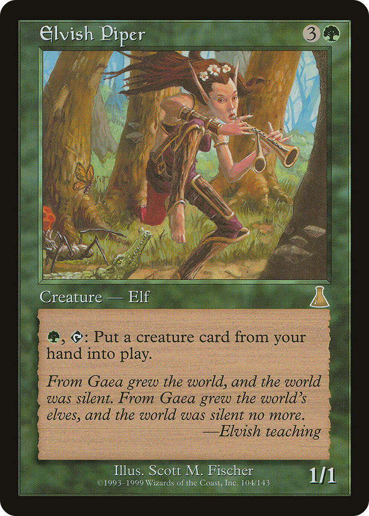 Elvish Piper (UDS-104) - Urza's Destiny Foil