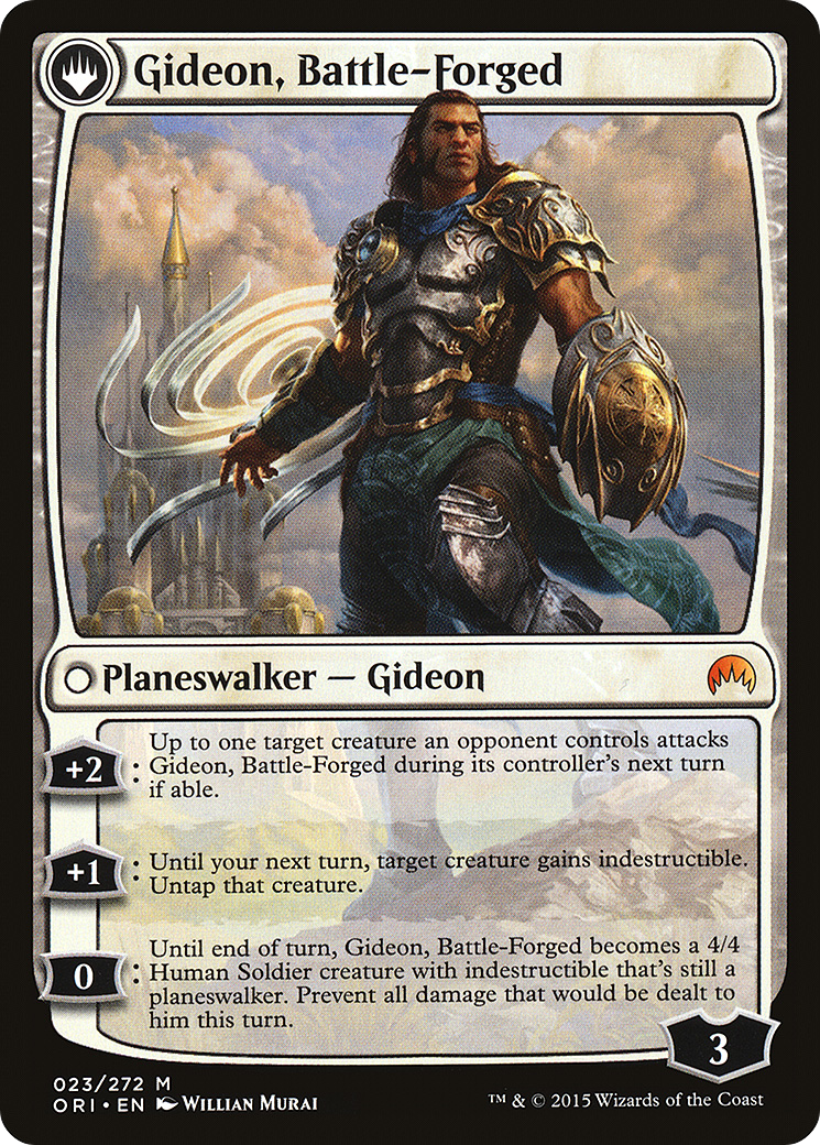Kytheon, Hero of Akros // Gideon, Battle-Forged (ORI-023) - Magic Origins: (originpwdfc)