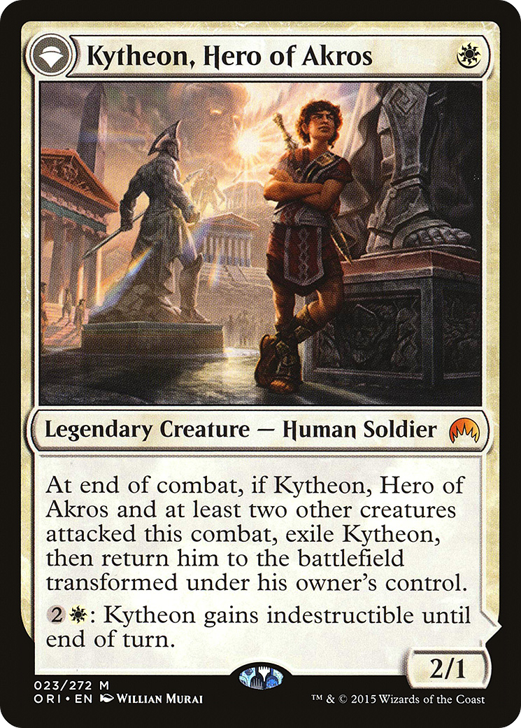 Kytheon, Hero of Akros // Gideon, Battle-Forged (ORI-023) - Magic Origins: (originpwdfc)