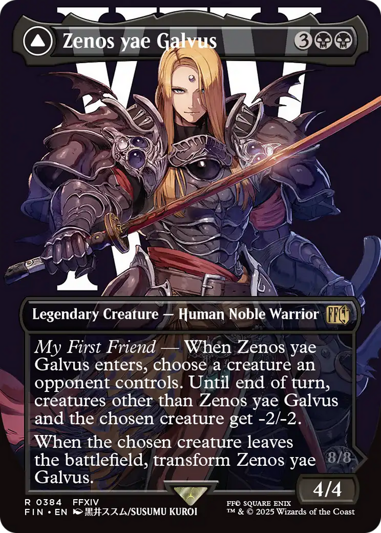 Zenos yae Galvus (Borderless) (FIN-384) - FINAL FANTASY (Borderless) Foil