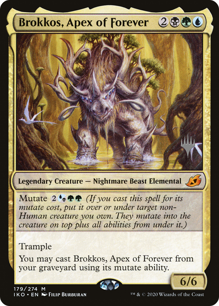 Brokkos, Apex of Forever (PPIKO-179) - Ikoria: Lair of Behemoths Promos Foil