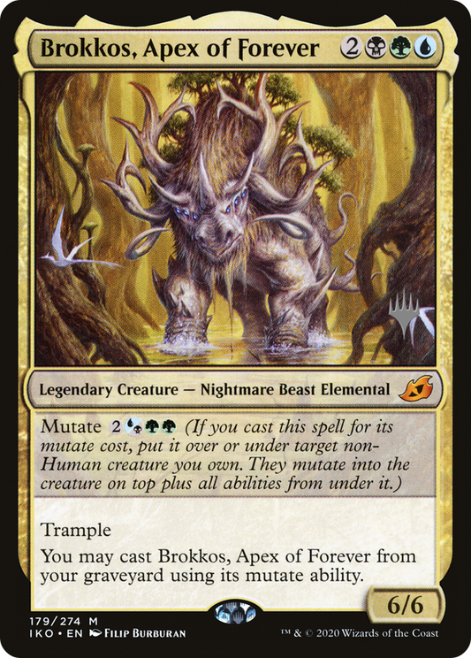 Brokkos, Apex of Forever (PPIKO-179) - Ikoria: Lair of Behemoths Promos Foil