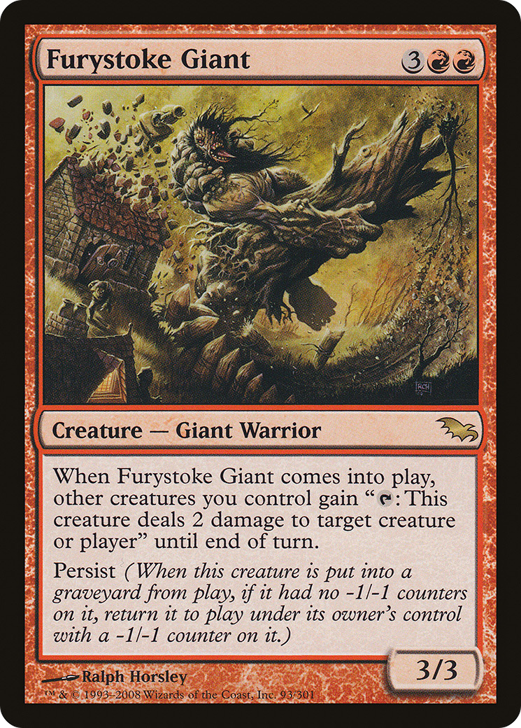 Furystoke Giant (SHM-093) - Shadowmoor Foil