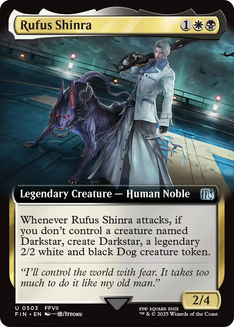 Rufus Shinra (FIN-503) - FINAL FANTASY: (Extended Art) Foil