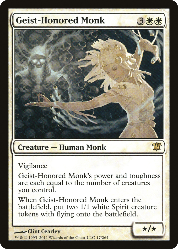 Geist-Honored Monk (ISD-017) - Innistrad Foil